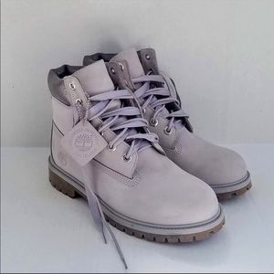 TIMBERLAND PREMIUM 6-INCH WATERPROOF GREY BOOTS